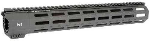 Midwest Industries Inc MISP15M SP-Series AR-15 6061 Aluminum Black Hard Coat Anodized 15"